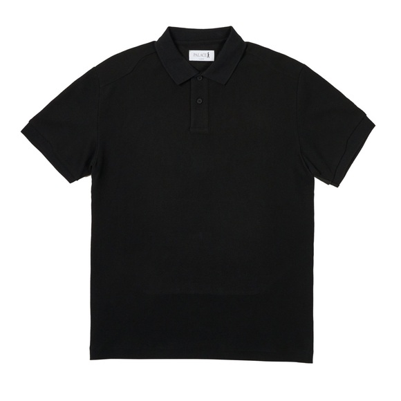 Palace Guard Polo Black SS24 US Men's Size XL Golf Shirt Embroidered Logo - Picture 1 of 8